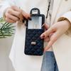 Кожаный чехол для карты с ремешком через плечо для телефона Samsung Galaxy Z Flip 3 Flip 4 Z Flip4 Flip3 5g, милый защитный чехол-цепочка