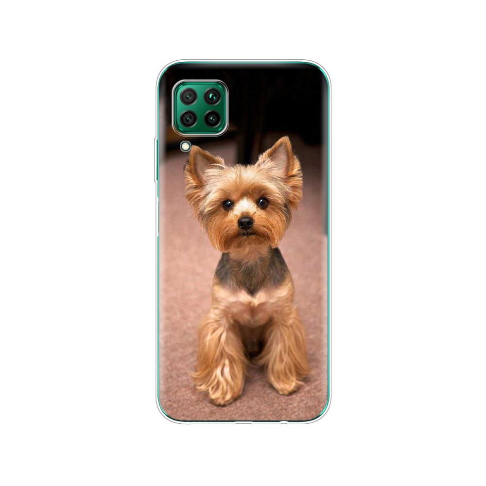 Чехол для huawei p40 lite E p40 pro P smart 2020, чехол для huawei Y5P Y6P Y7P Y8P Y6S Y9S NOVA 5T йоркширский терьер, щенок