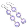 Milky Opal Gemstone 925 Sterling Silver Jewelry Earring 2.60"