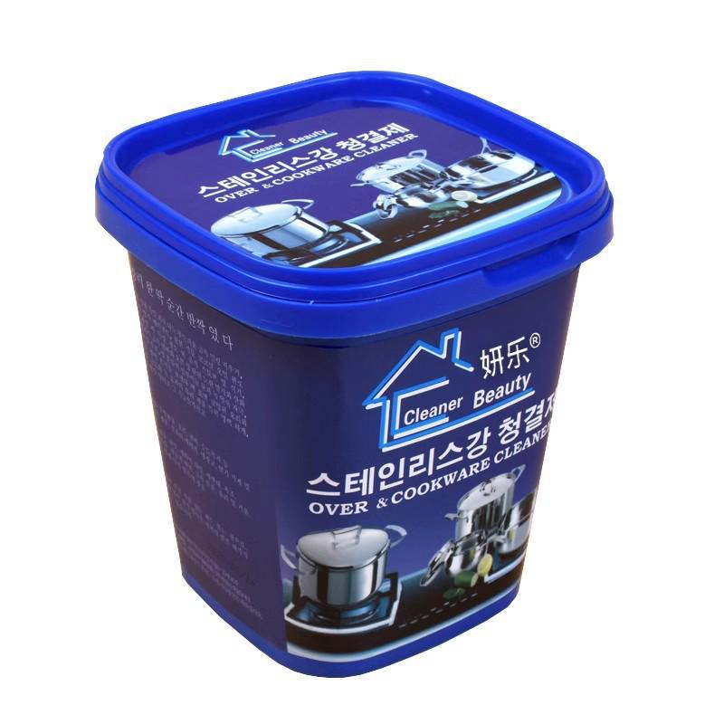 Многофункциональное средство для удаления пятен на кухне: Паста для очистки дна кастрюль и нержавеющей стали