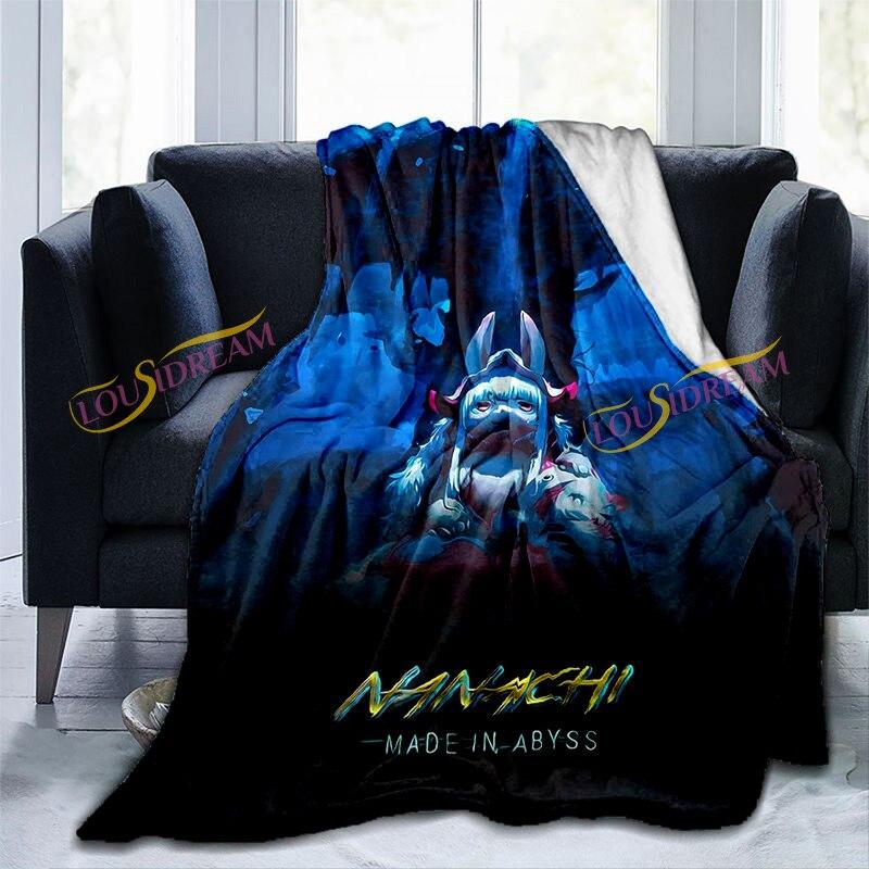 Одеяла с принтом «Сделано в бездне», детский теплый диван-кровать для гостиной, прочное фланелевое одеяло для домашнего декора для взрослых и детей