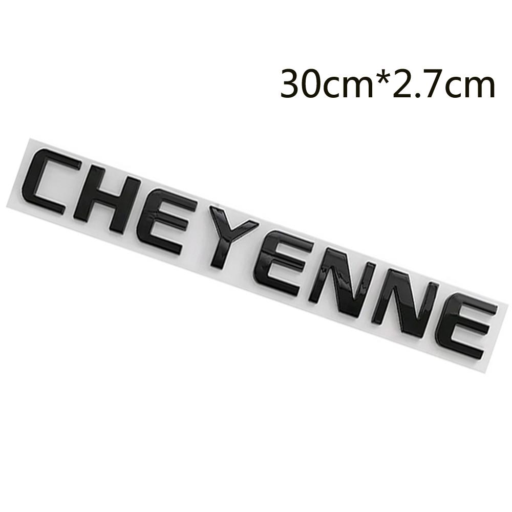 1 Piece For Chevrolet CHEYENNE ABS Car Logo Sticker Letter Rear Bumper Sticker Automotive Accessories li2