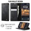 Для iPhone 13 Pro Max 6,7 дюйма Чехол CASEME Серия 033 Кошелек с блокировкой RFID Подставка Покрытие для телефона из кожи с текстурой теленка