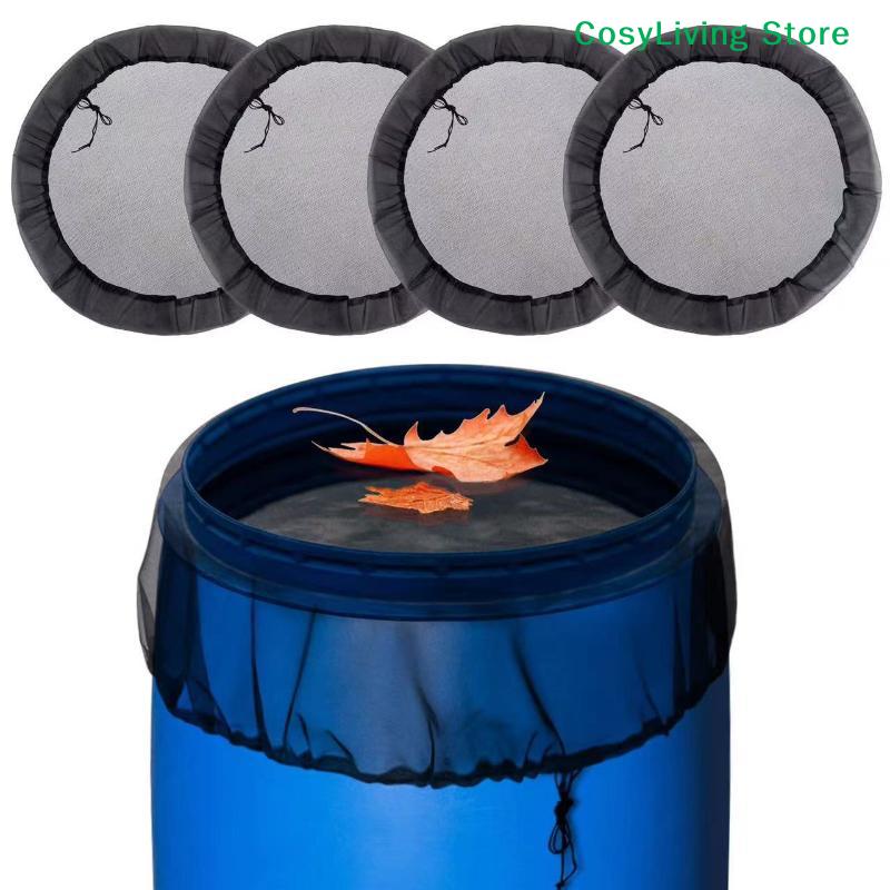 Anti-fall Leaves Filter Net Water Protection Tools 30-120cm Mesh Cover Netting For Rain Barrel Water Collection Bucket Raindrop