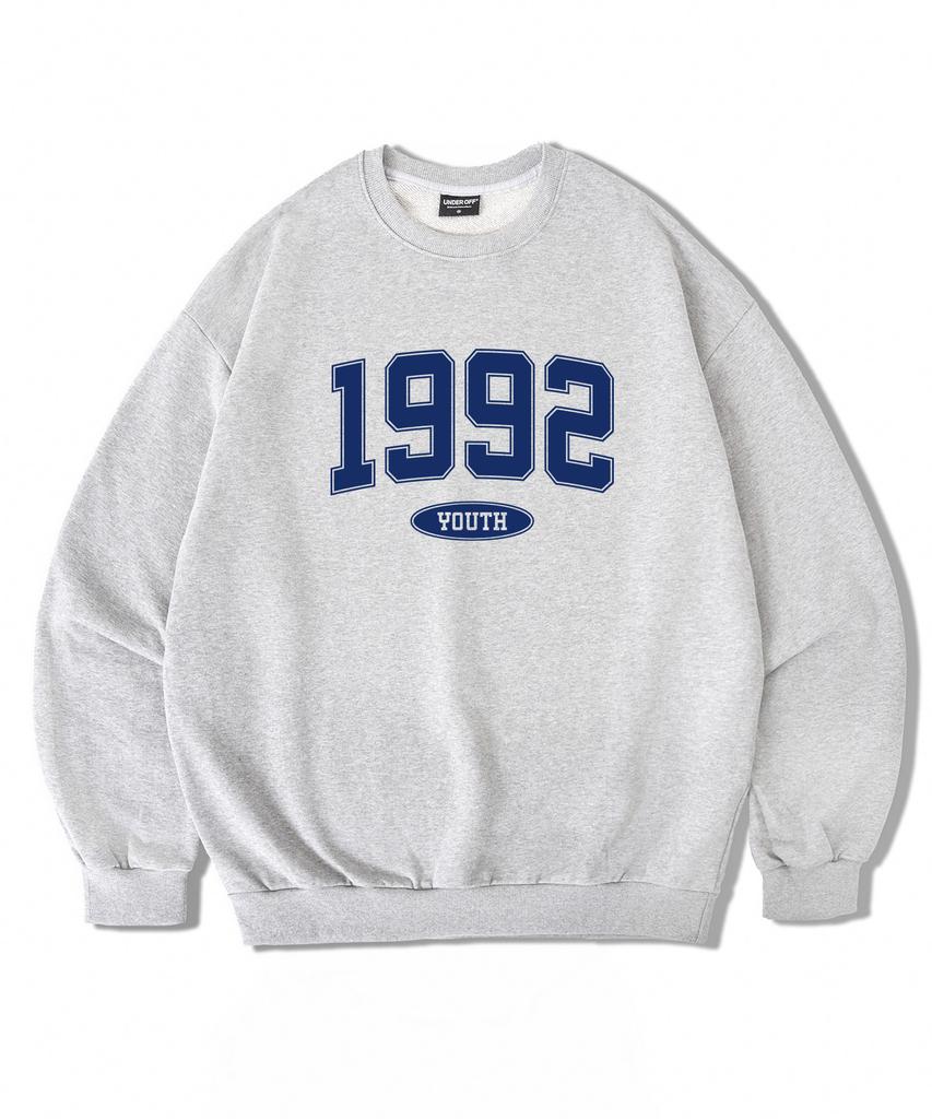 UNDEROFF Настоящий Свободный Овсяный Свитшот 1992