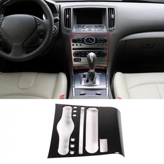 Glossy Black Console Air condition Panel Cover Trim for Infiniti G Series 07-13