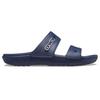 Crocs Классические сандалии-слайды с двумя ремешками, темно-синие мужские кроссовки 206761-410
