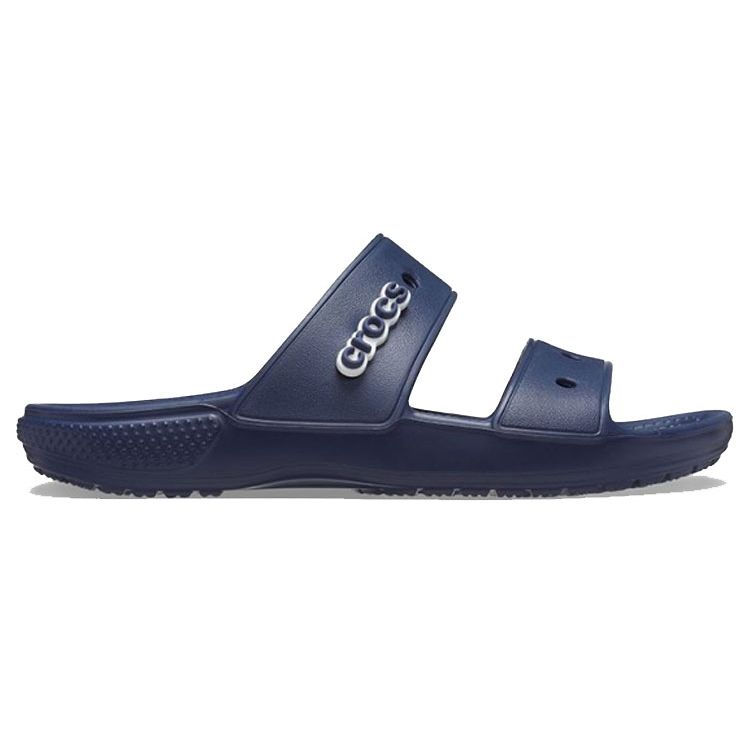 Crocs Классические сандалии-слайды с двумя ремешками, темно-синие мужские кроссовки 206761-410