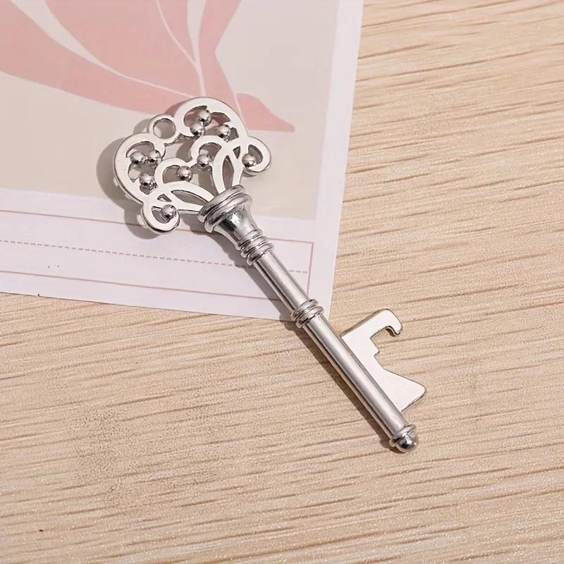 1pc Bottle Opener Vintage Crown Key Shape Bottle Opener,Suitable For Bar Or Household,Barware Tool,Wedding Gift,Kitchen Gadget 6