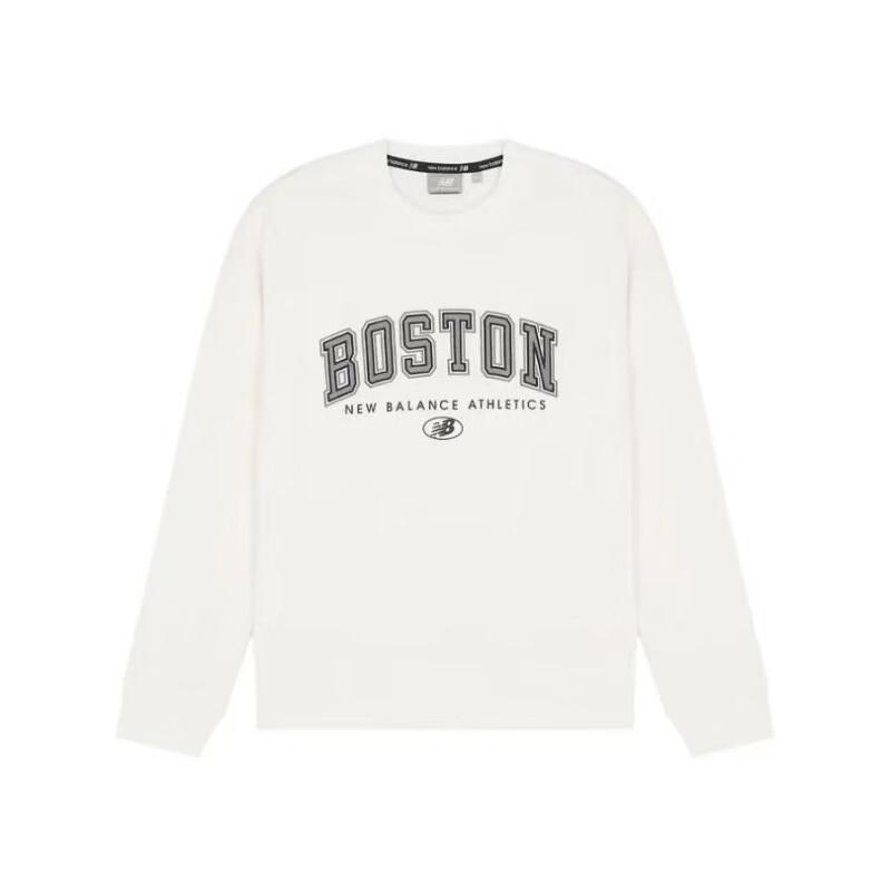 New Balance Свитшот женский кремово-белый (унисекс) Толстовки 5CC17102 IV