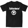 Футболка Tokio Hotel Мужская Немецкая Рок-группа Уличная одежда Чистый Хлопок Футболки Летние С Круглым Вырезом Хип-Хоп Футболки С Принтом Оверсайз Одежда