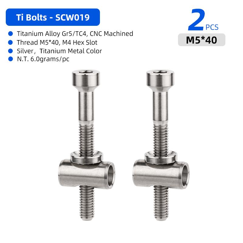 Deemount Титановые Болты для Подседельного Штыря 30/40 мм CNC-обработанный TC4 Винт Крепление Седла Велосипеда M4 Шестигранный Шлиц Крепление Подседельного Штыря MTB Дорожный