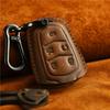 Подходит для чехла для ключа Cadillac, чехол для ключа от машины из натуральной кожи, брелок ручной работы, персонализированный брелок из коровьей кожи.