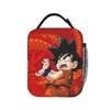DBZ Гохан Супер Сайян Изолированные Сумки для Ланча Сумка-холодильник Многоразовая, Контейнер для Еды Портативная Сумка-тоут Ланч-бокс Девочка Мальчик Пляж  На открытом воздухе