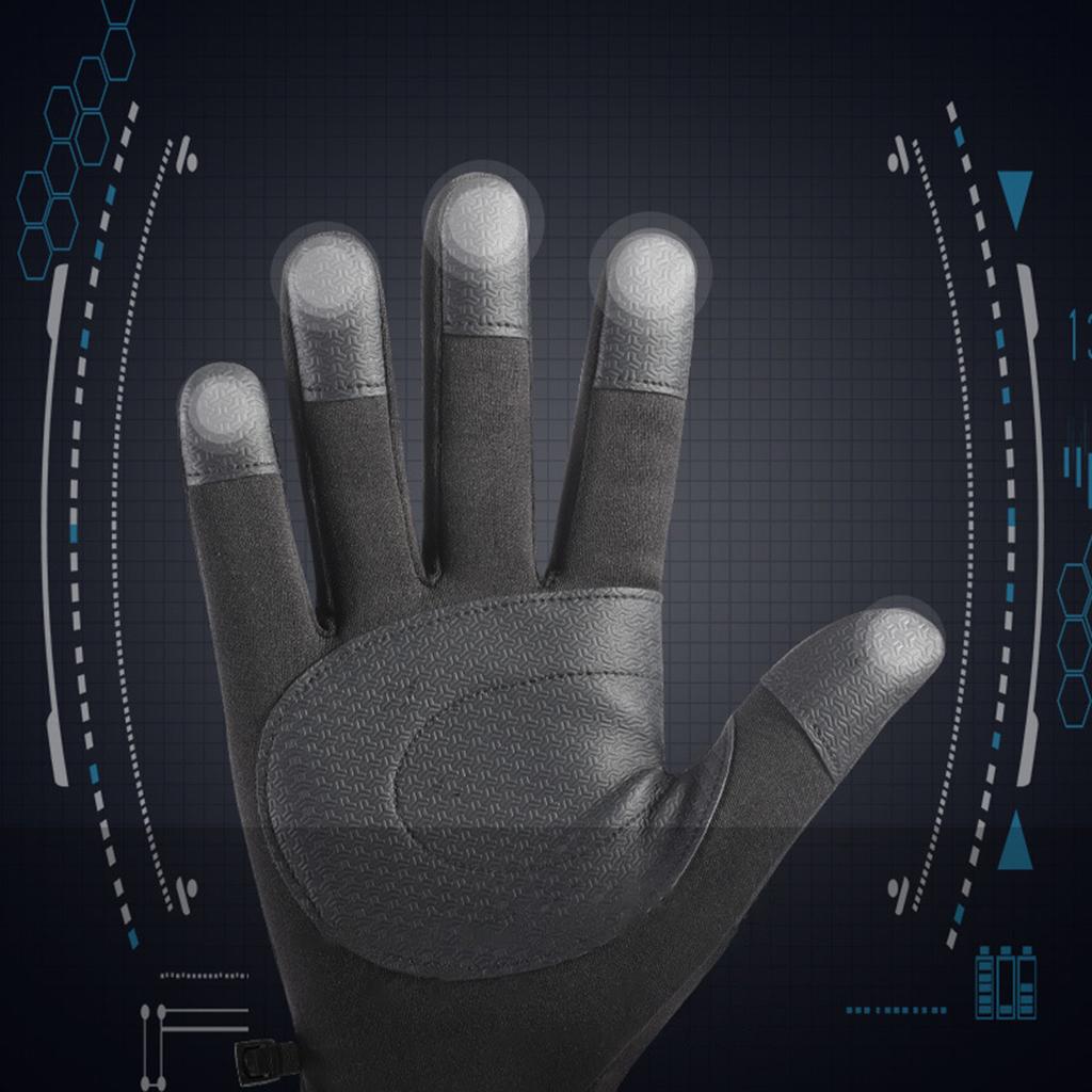 Мужские и женские зимние перчатки для мотоциклистов, перчатки для защиты от холода, водонепроницаемые, ветрозащитные, утолщенные перчатки для спорта на открытом воздухе, теплые перчатки для бега и лыж