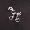 Amethyst Gemstone 925 Sterling Silver Jewelry Handmade Stylish Pendant For Girls PP-41-5