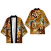 Fashion Anime Dragon Print Cardigan Kimono Harajuku Women Men Yukata Female Japanese Streetwear Traditional Cosplay Haori