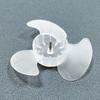 Small Power Mini Plastic Fan Blade 3 Leaves For Hairdryer Motor