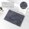 OKA Dry-Good D Nature Bath Mat, Approx. 36cm X 55cm, Dark Gray (Absorbent, Quick-Drying, Washable, Small, Non-Slip, for Baths)