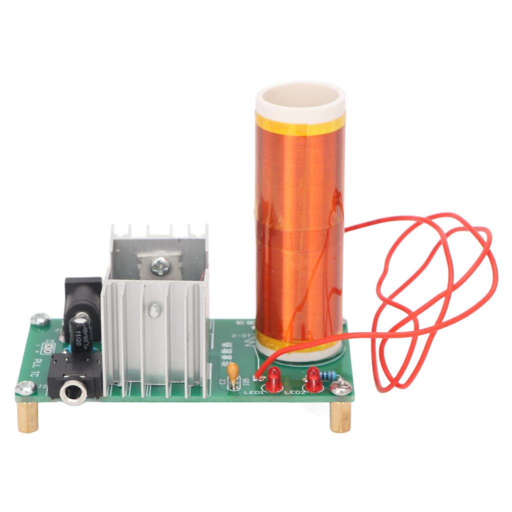 Experiment Electronic DIY Coil Scientific Kit Ion Wreath Music Playback Plasma Wireless