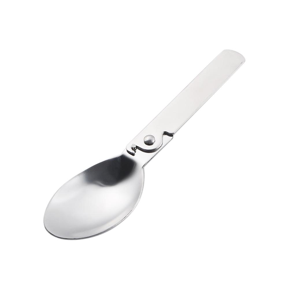 Kitchen Tool Hiking Cream Dessert Spoon Outdoor Tableware Soup Spoon Folding Spoon Travel Tableware