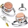 Силиконовая имитация влагалища из нержавеющей стали для мужчин CB Lock Chastity Lock съемное кольцо для пениса Гей-рогоносец Секс-игрушки