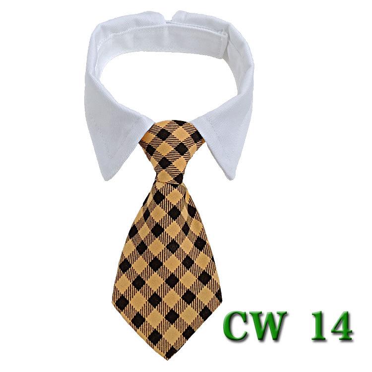 Полосатый ошейник-бабочка и шарф для собак