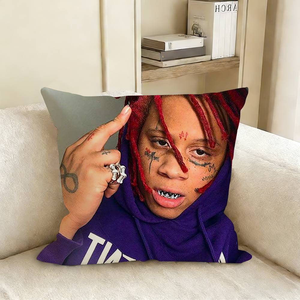 TTrippie RRedd Various Sizes Square Pillow Case For Car Home Bedchamber Decor