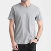 Mens Modal Short Sleeve Solid Color T-shirt Casual Classic Shirt Top