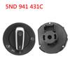 5ND941431A 5ND941431B 5ND941431C для VW Golf Jetta MK5 MK6 GTI Passat B6 B7 CC Touran Caddy Tiguan Автомобильный хромированный переключатель фар