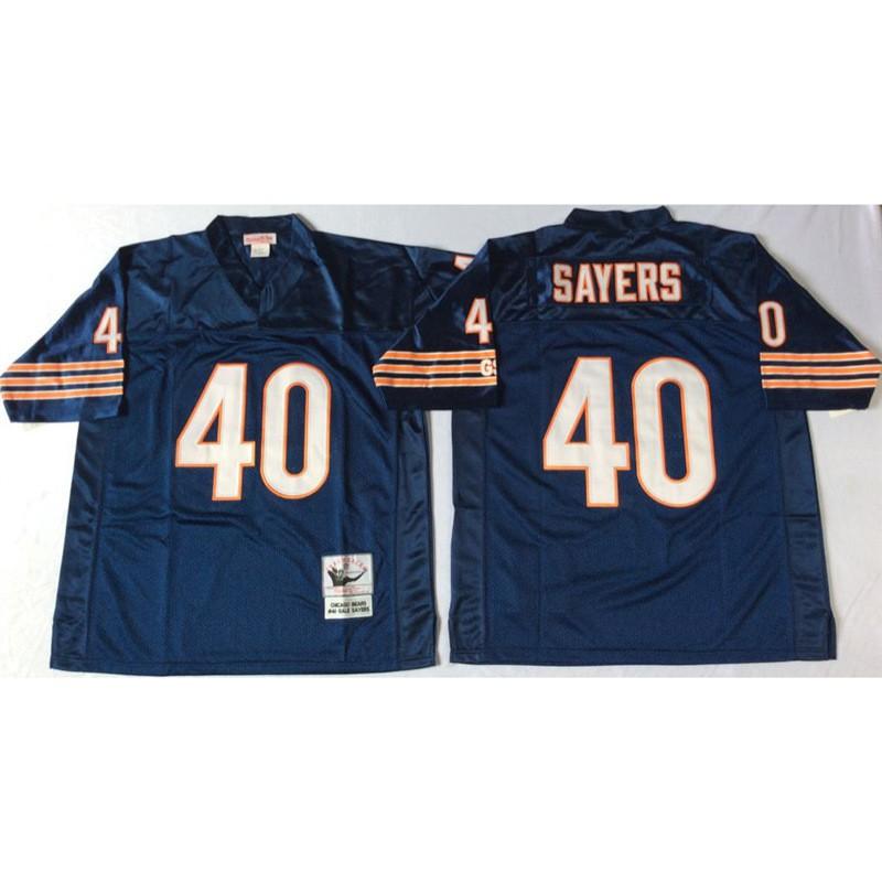 Chicago Bears Retro NFL Football Jersey Men Women Cotton Embroidered Sports Fan Apparel Wear