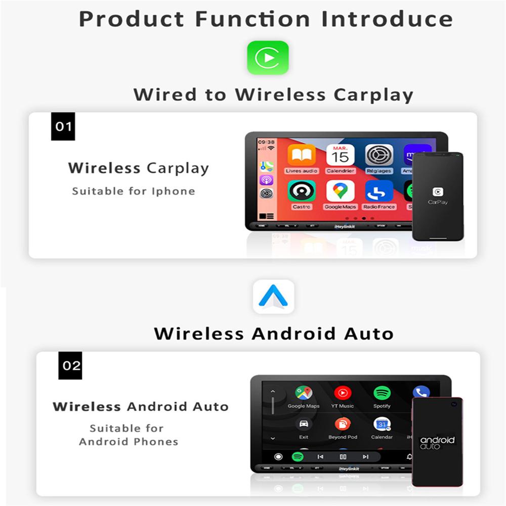 CarPlay Mini Ai Box For Wireless CarPlay Wireless Android Auto For Netflix YouTube