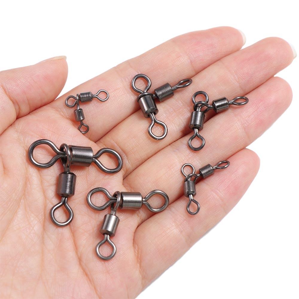 Sea Boat Swivels Triangle Joint Fishingline Connector Fishing Swivel Rolling Fishing Connector