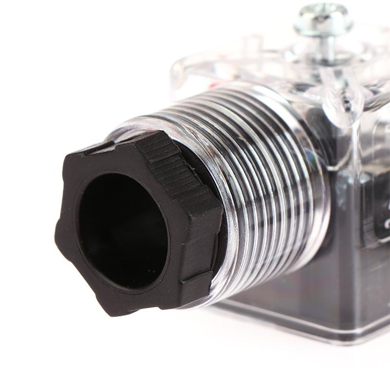 1 шт. DC24 вилка электромагнитной катушки гидравлический клапан прозрачное напряжение универсальные аксессуары