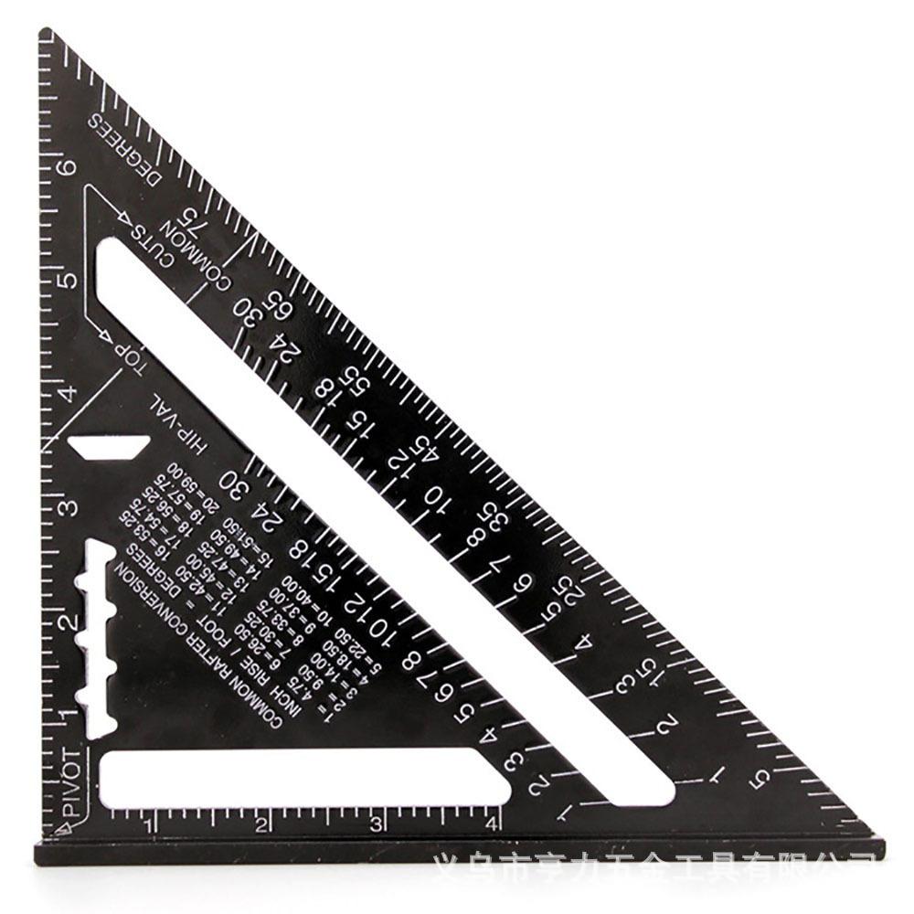 Измерительный инструмент, квадратная линейка, скоростной транспортир из алюминиевого сплава, угловая митра для плотника, трехугольная линия, чертилка, направляющая пилы