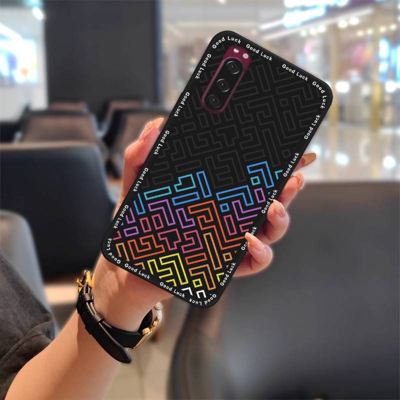 Cartoon protective Phone Case For Sony Xperia 5/XZ5 Anti-knock Back Cover Soft case Silicone Durable Cover Full wrap TPU