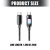 Двойной USB C 30 Вт Быстрая зарядка Кабель для передачи данных Quick Charging Поддержка 480 Мбит/с Передача данных Для смартфонов