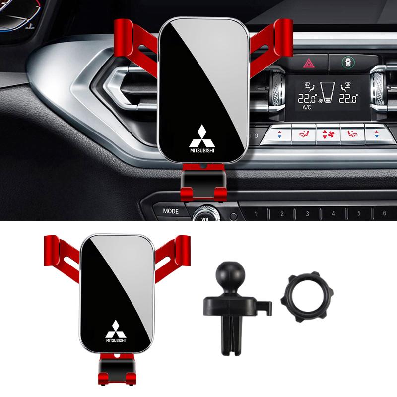 ABS Car Phone Holder 360 Rotation Gravity Auto Grip Bracket For Mitsubishi Lancer Ralliart ASX Mirage Pajero Xpander Attrage