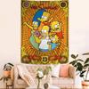 Cartoon TThe Cool SSimpsons Printed Large Wall Tapestry Hanging Tarot Hippie Wall Rugs Dorm Art Home Decor