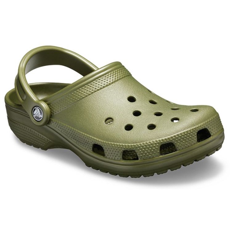 Crocs Classic Clog EVA Hole Round Toe Beach Sandals Unisex Sandals Military-Green 10001-309