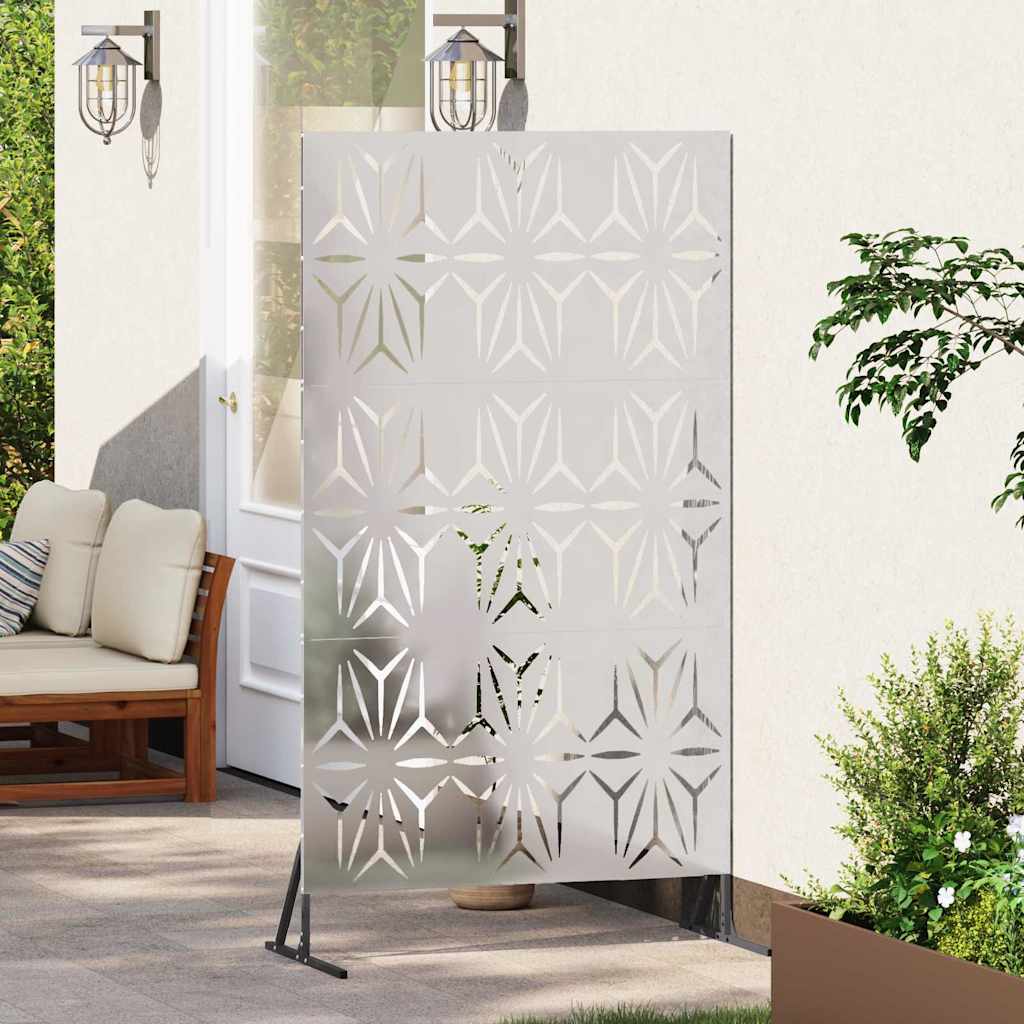 Privacy Screen Gray 100 x 50 x 180 cm Steel