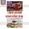 Spice Drop Kesar Milk Masala Extract | Authentic Kashmiri Kesar, Almonds| Rich Flavor & Aroma | No Added Color Non-GMO | 20ML