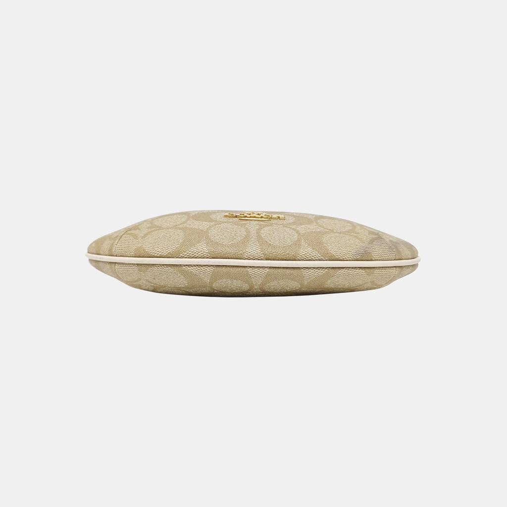 [Б/У] Сумка через плечо полумесяц Payton 21 Classic Monogram на молнии из ПВХ-кожи - Отличное состояние #DDBKMQ