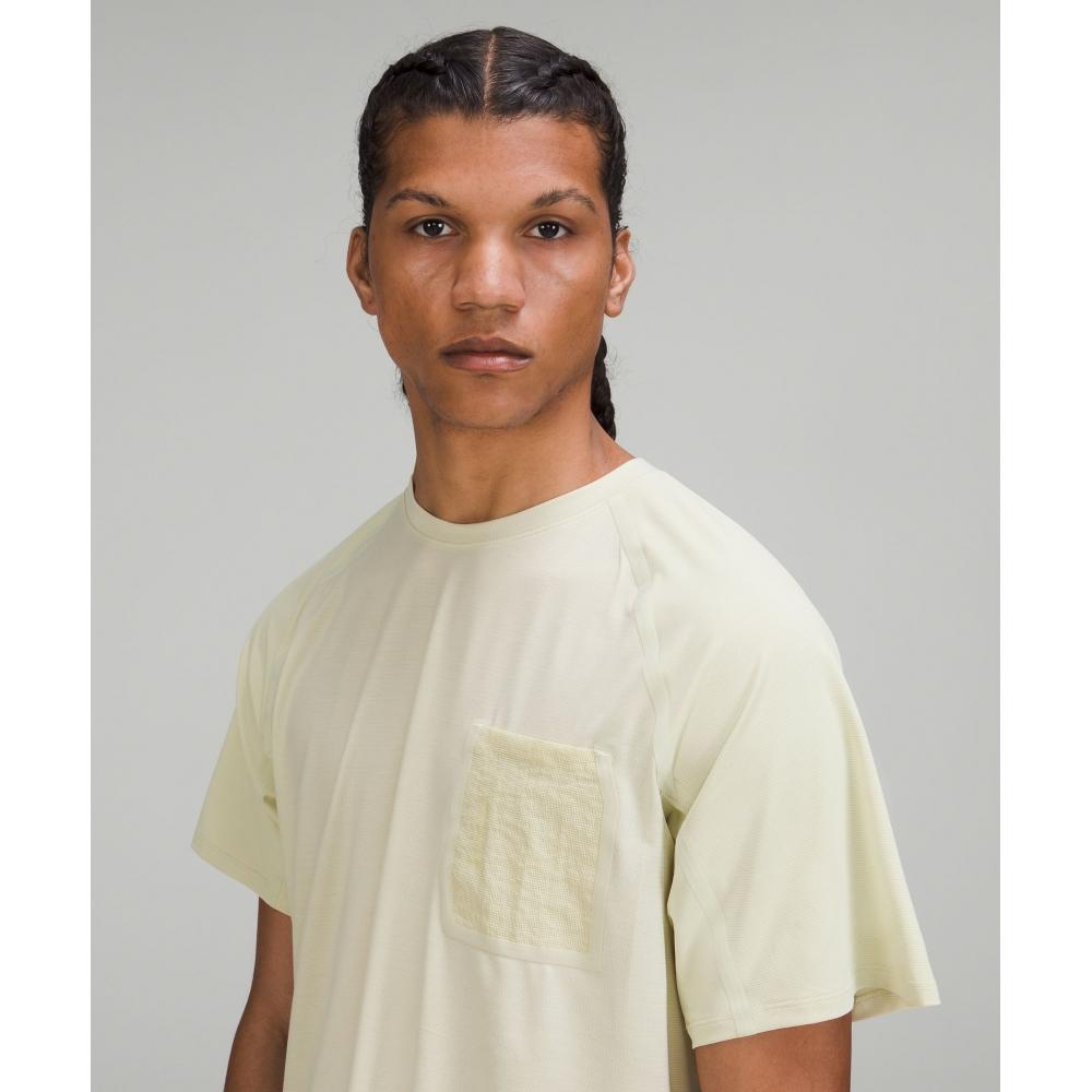 Lululemon Рубашка с коротким рукавом для походов с вентиляцией Dewy