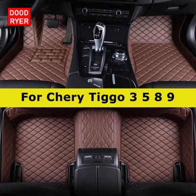 DOODRYER Пользовательские автомобильные коврики для Chery Tiggo 3 5 8 9 Автоковры Аксессуары для ног Coche