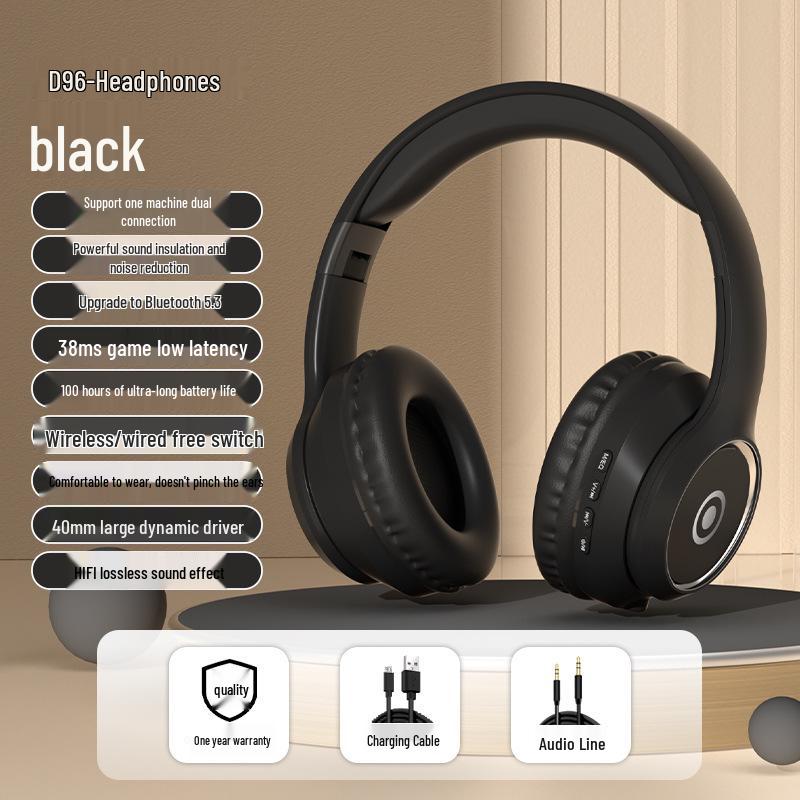 Новая беспроводная Bluetooth-гарнитура с шумоподавлением, накладными амбушюрами, слотом для карты памяти и увеличенным временем работы для игр.