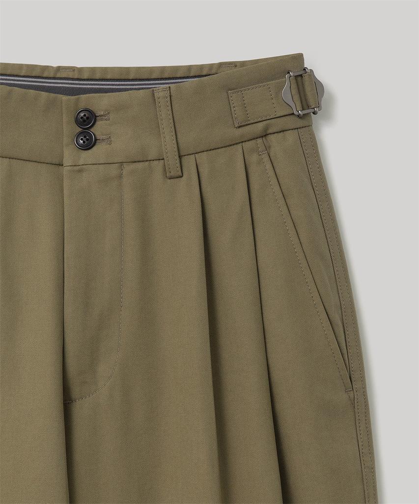ЕЩЕ ОДНА ЖЕНЩИНА В ОФИС W. Брюки Santiago Chino Гибкие (Глубокий хаки)