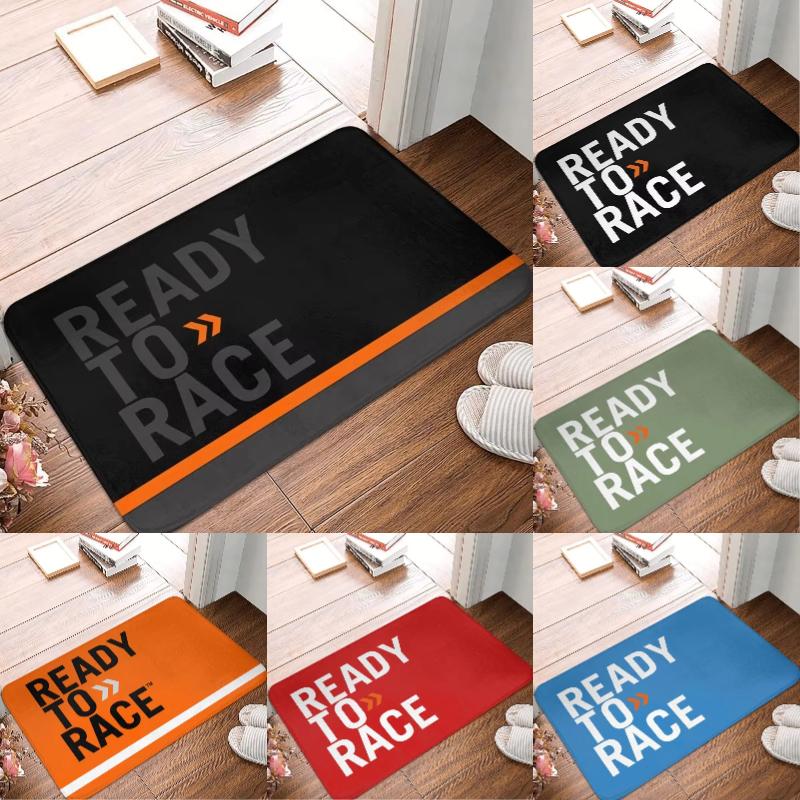 Ready To Race Doormats Entrance Welcome Floor Mat Kitchen Rug Home Bedroom Living Room Decor Doormat Machine Washable Foot Mats