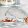 Microwave Oven Heating Appliance Bowl Cover Refrigerator Round Plastic Transparent Oil Spillproof Fresh Cover Bowl Cover