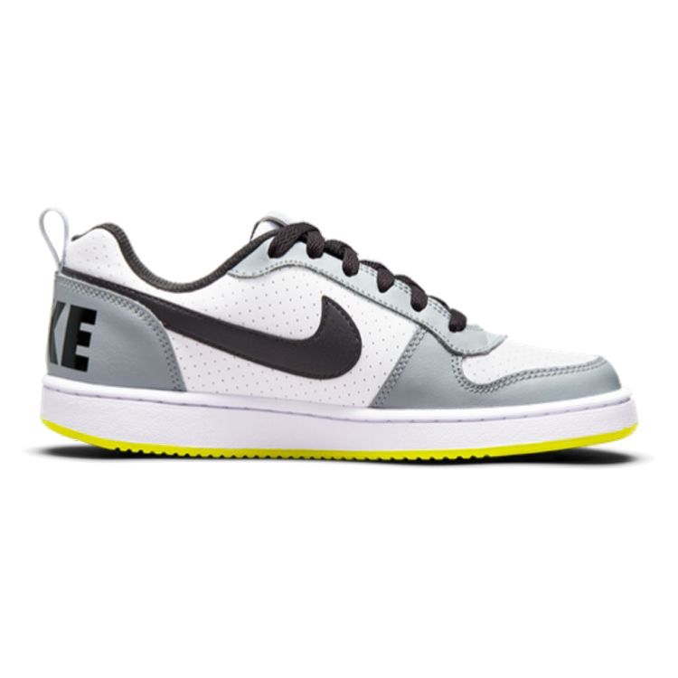 Nike Кроссовки Court Borough Low GS Wolf Grey Black Kids Белые 839985-104